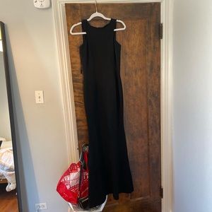 Black Diane von Furstenberg Scoop Back Sheath Dress (EXCELLENT CONDITION)